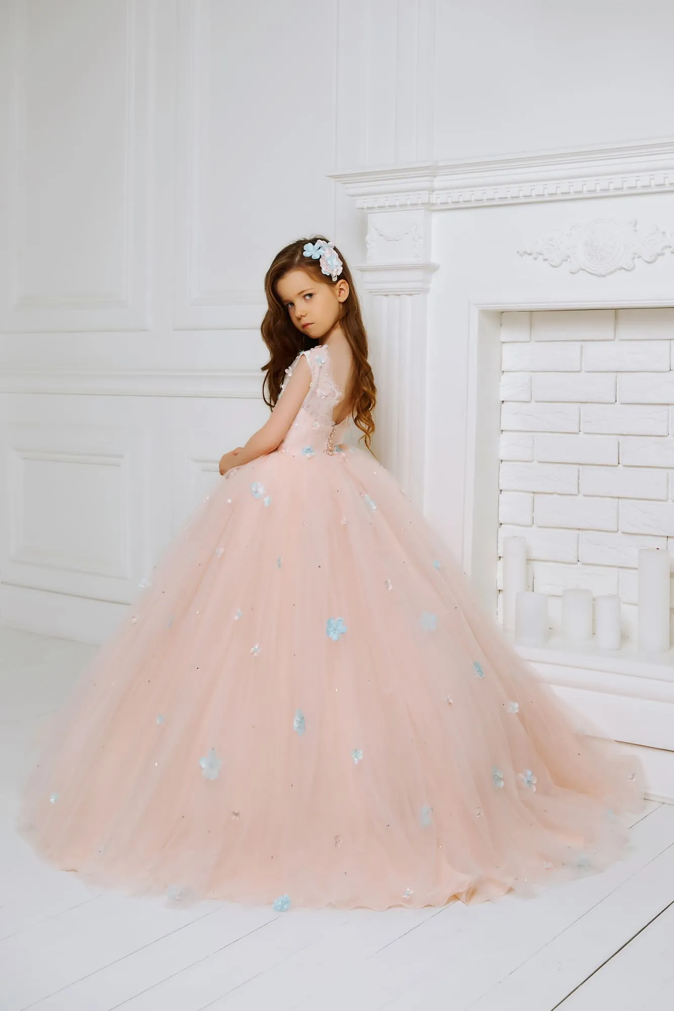 Blush Flower Girl Dress