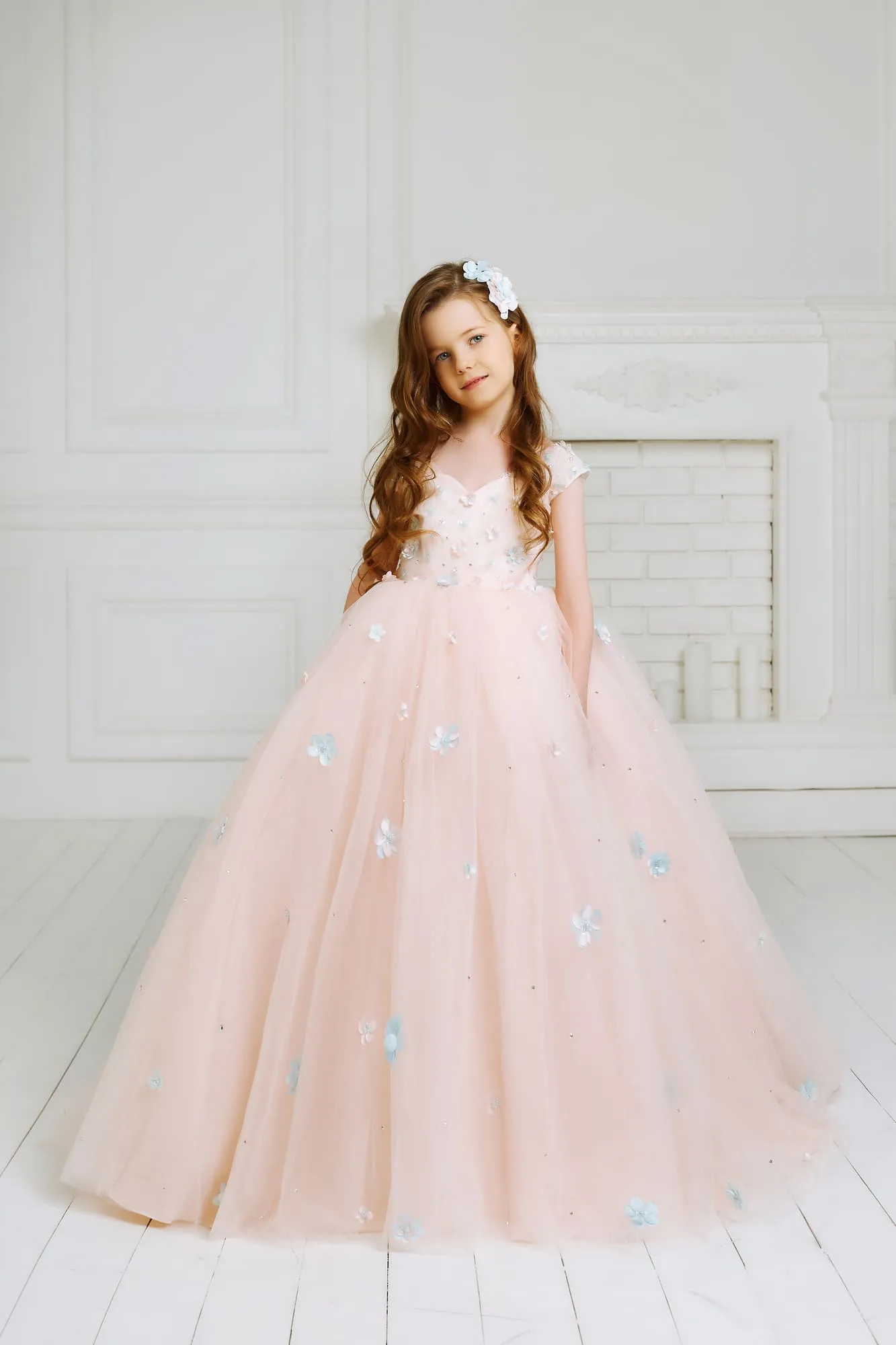 Blush Flower Girl Dress